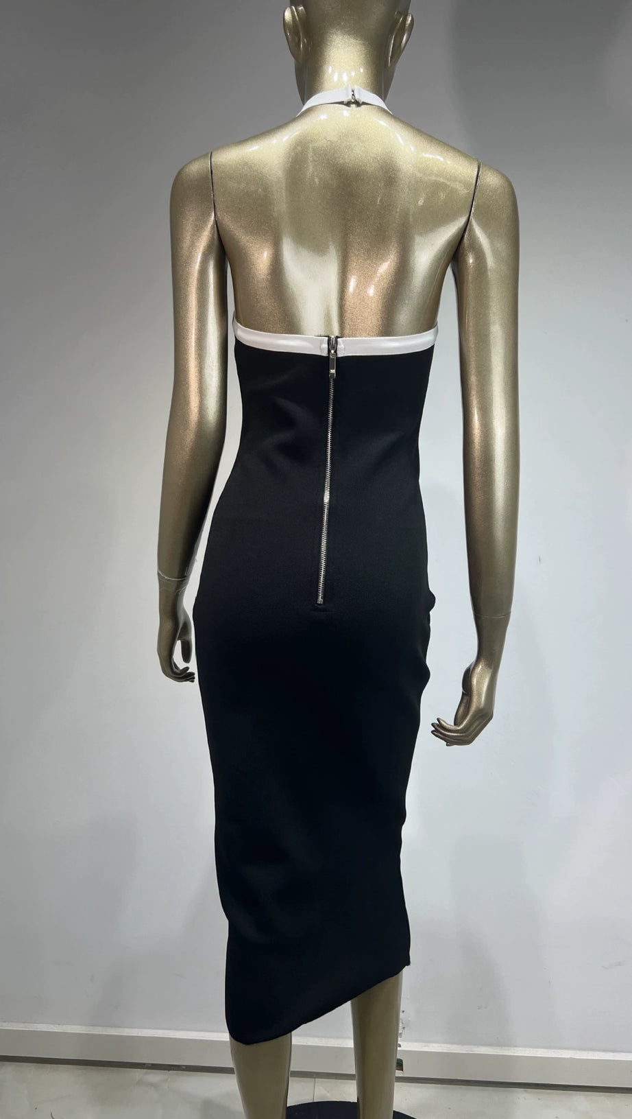 BRIDGET FLORAL JACQUARD OPEN BACK MIDI DRESS