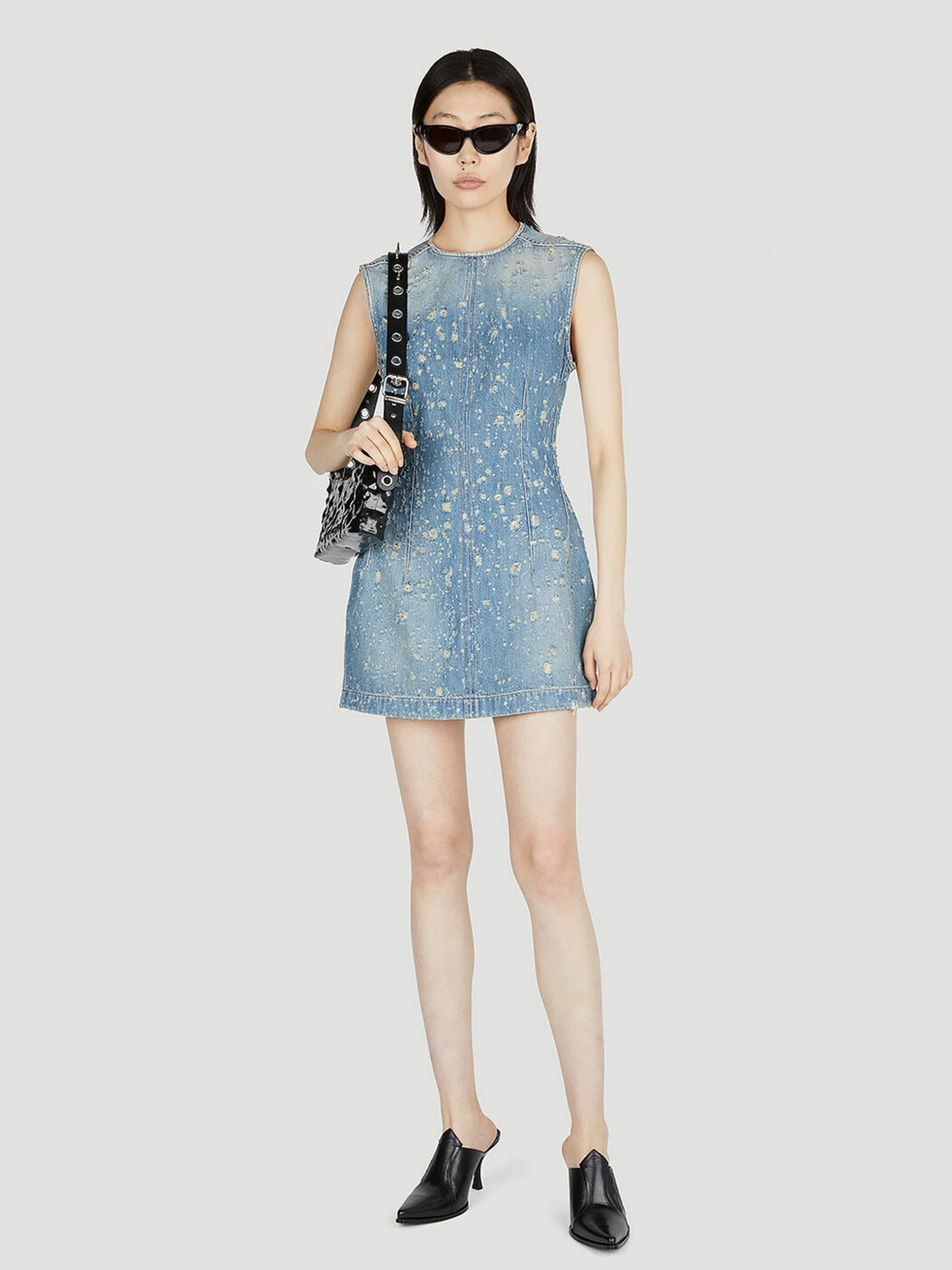 Tunika-Minikleid in Blau