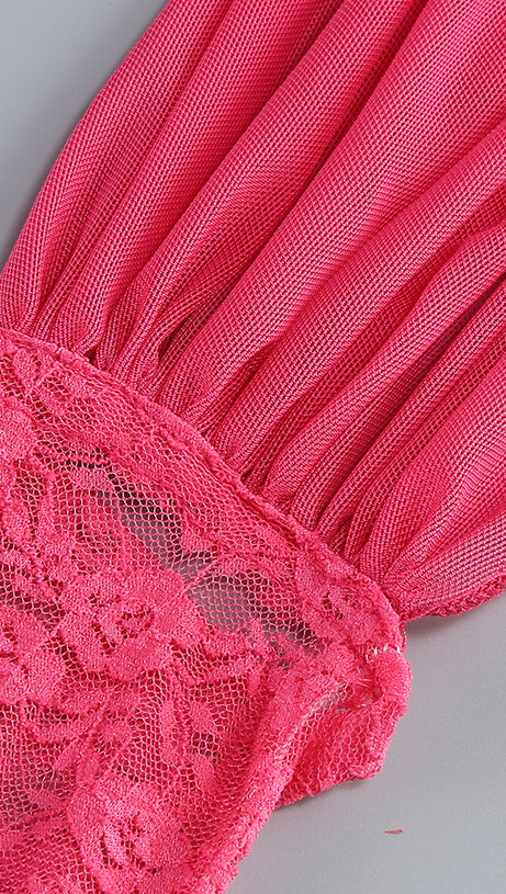 STRAPLESS FLORAL SEQUINS EMBROIDERY BODYCON GOWN MAXI DRESS