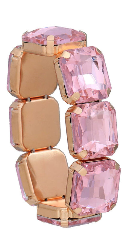 BRACCIALE CON STRASS QUADRATI