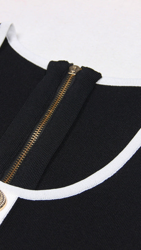 MOLLY KNIT SHEATH MINI DRESS