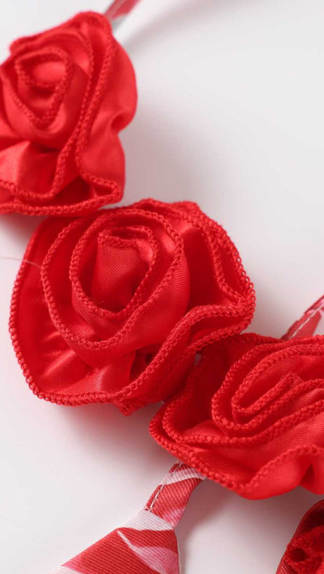 MULTICOLOR FLORAL HALTERNECK HIGH COLLAR MAXI DRESS