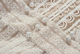 A-line sleeveless lace temperament embroidered court midi dress