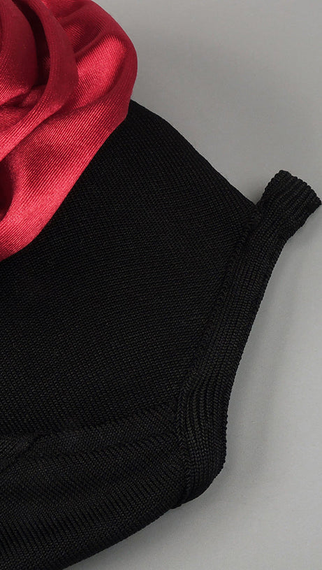 HIROSHI STRAPLESS FLOWER SKIRT SET