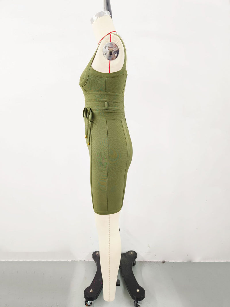 Bandage Elegance Sheath Mini Dress