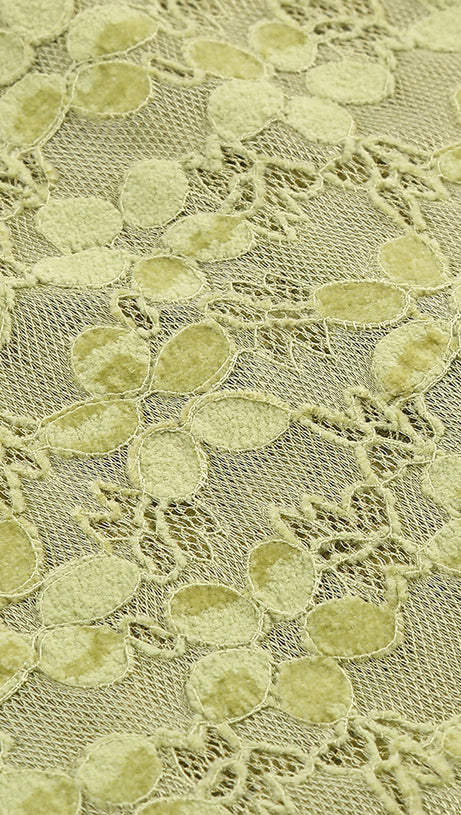 Grüne Midikleider mit Spitze und Kristallen