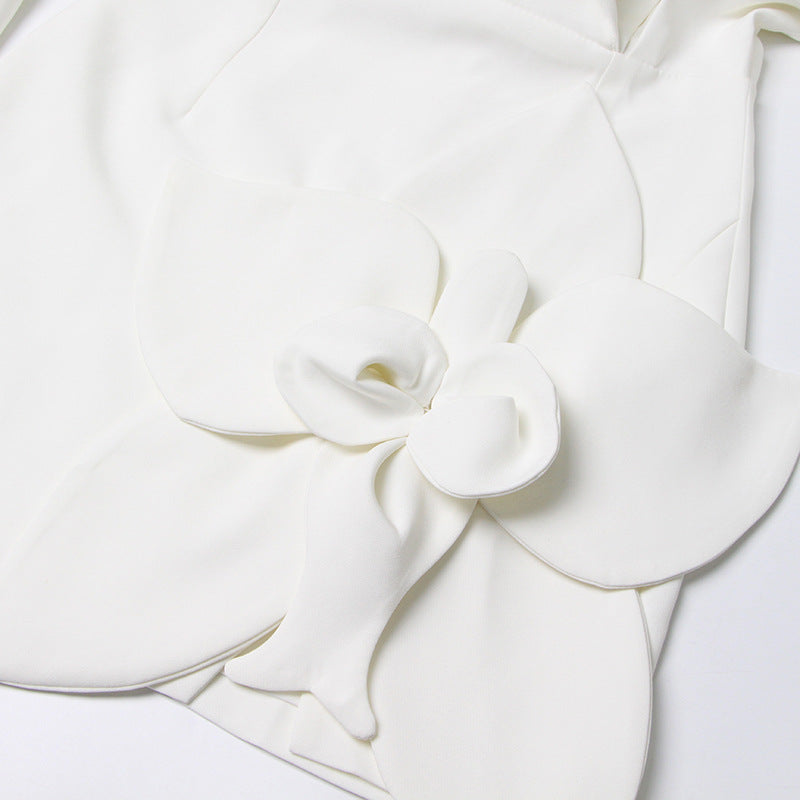 ABITO BLAZER A FIORI BERNICE FORINA IN BIANCO