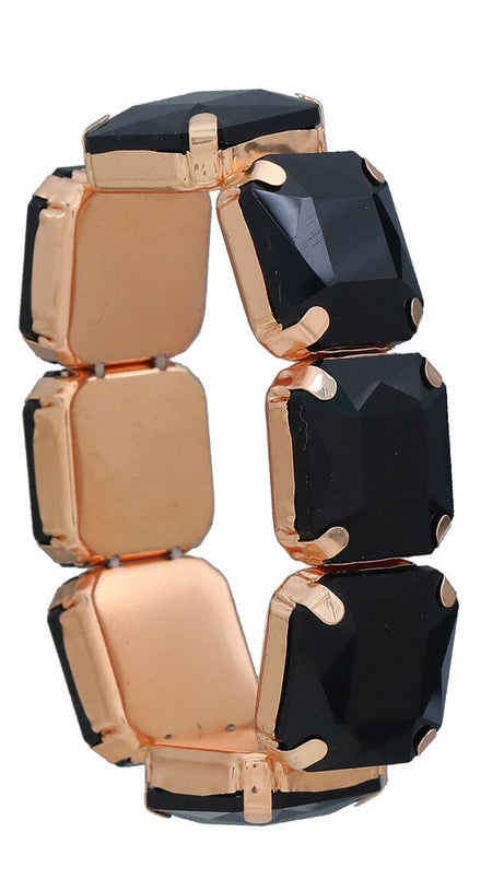 BRACCIALE CON STRASS QUADRATI