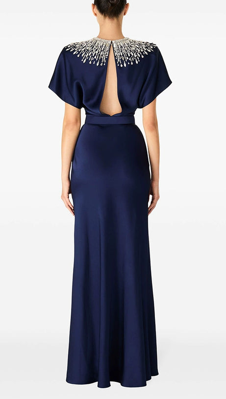 BLUE PALLADIUM DRESS