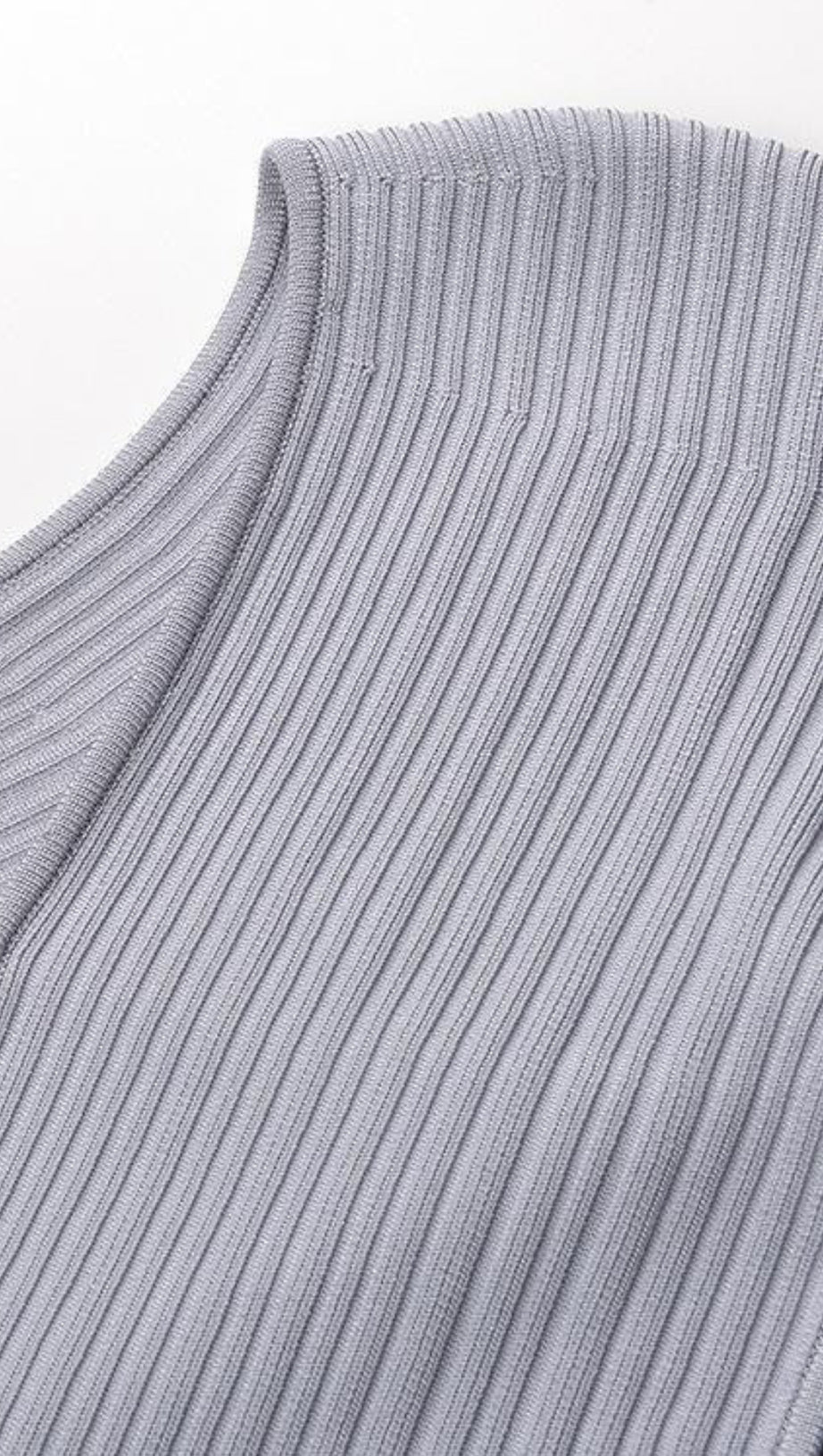 BLUE KNIT LACE CUTOUT MINI DRESS