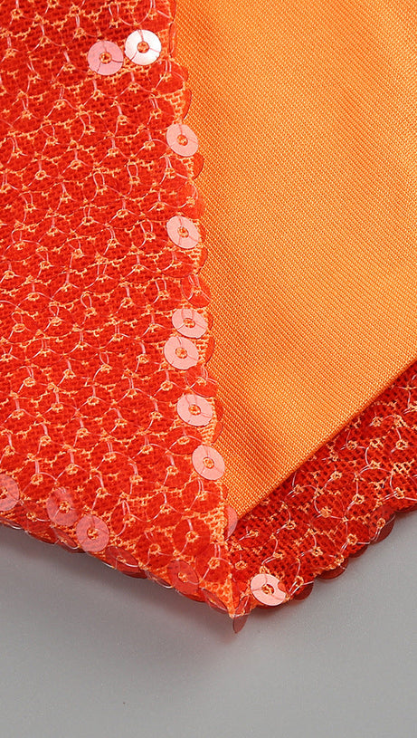 STRAPLESS MIDI DRESS WITH GOLD HARDWARE CUT-DETAIL