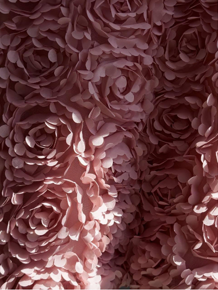 AIIZIE PINK 3D FLORAL SLEEVELESS MINI DRESS - product image