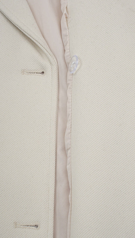 CAPPOTTO IN DENIM CON VOLANT A FIORI ALLARD