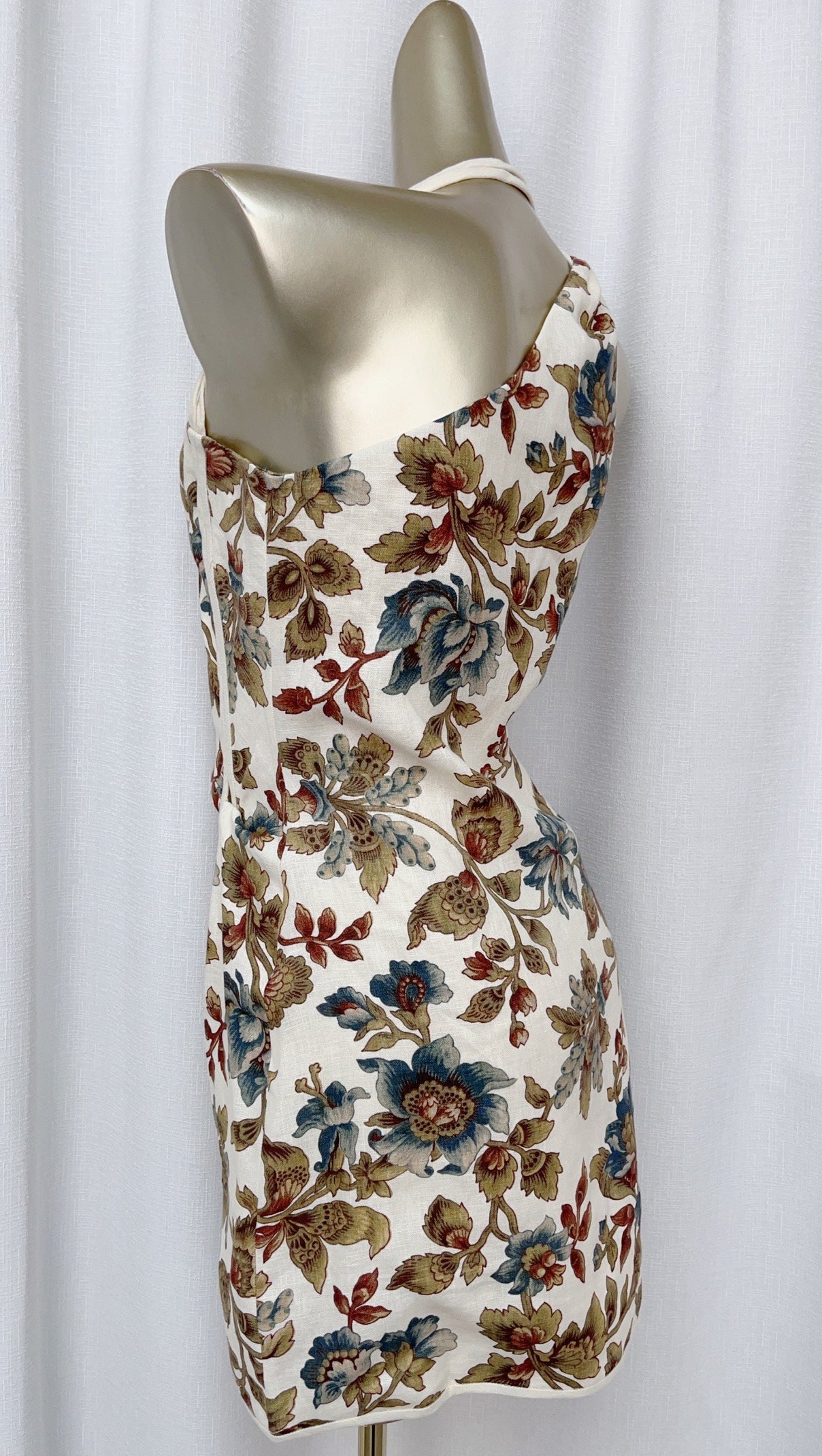 AIIZIE FLORAL PRINT ASYMMETRIC MINI DRESS - product image