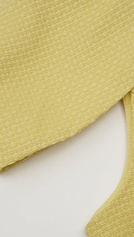 ABITO MINI SIMONA IN TWEED ASIMMETRICO PATCHWORK