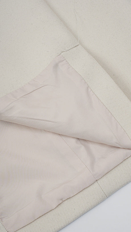 CAPPOTTO IN DENIM CON VOLANT A FIORI ALLARD