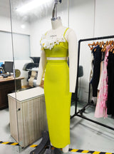 Body flower bandage dress evening dress party seaside holiday style suit skirt