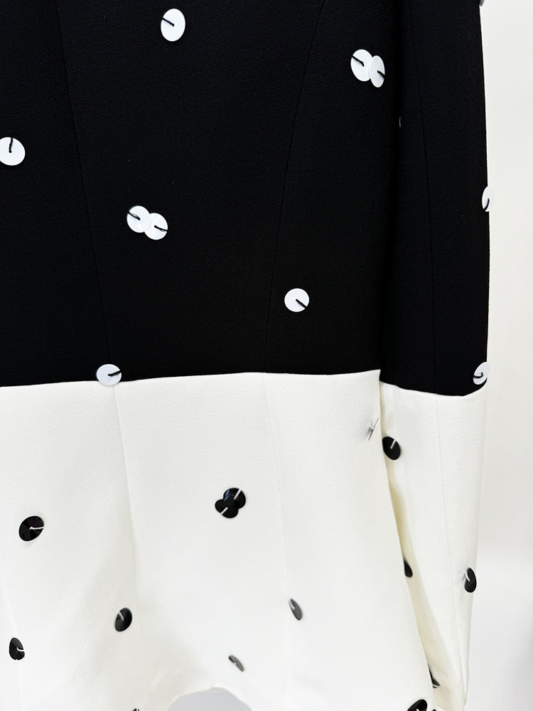 AIIZIE STRUCTURED SQUARE SHOULDER BLAZER SUIT - product image