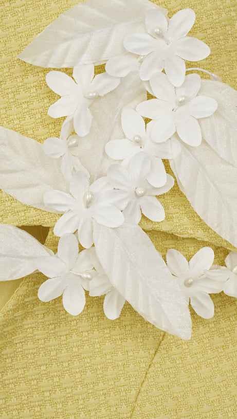 ABITO MINI SIMONA IN TWEED ASIMMETRICO PATCHWORK