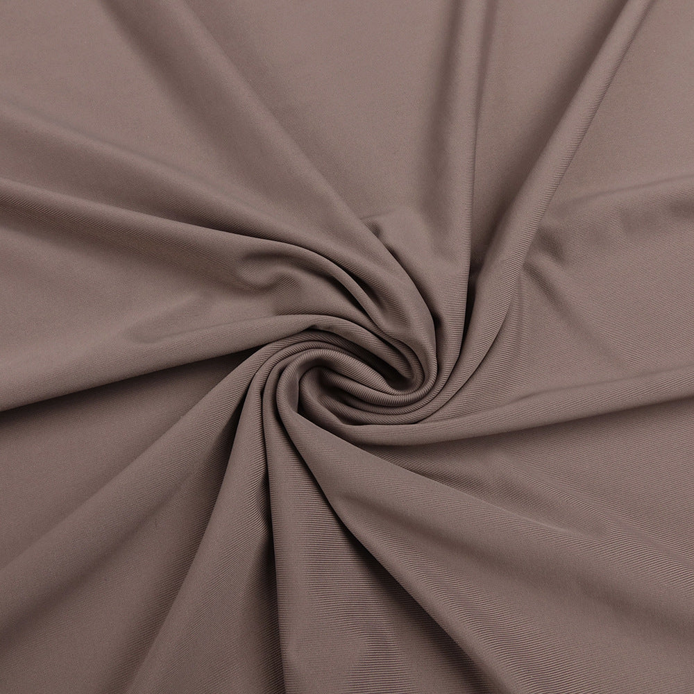AIIZIE ROUND NECK RIBBED KNIT MAXI DRESS IN COFFEE - product image