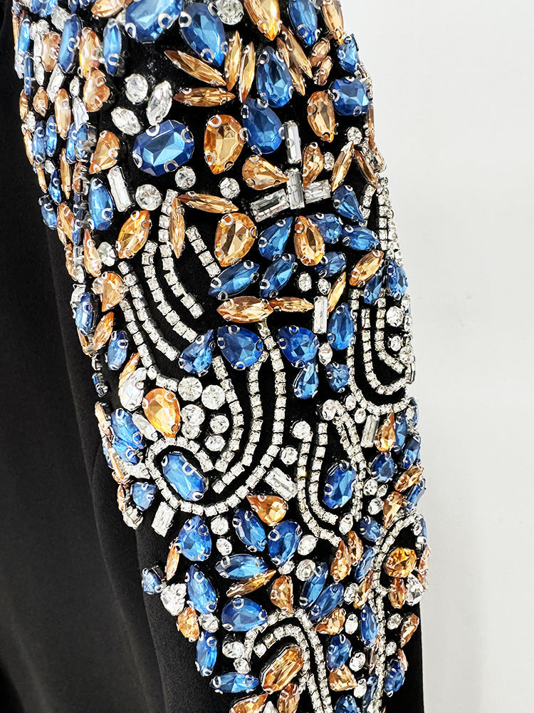 AIIZIE HARRIET MARTINI DROP CRYSTAL-EMBELLISHED MIDI DRESS - product image
