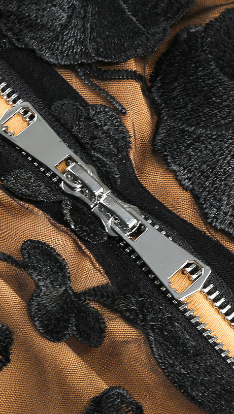 JASMINE STRAPLESS BLACK MAXI DRESS