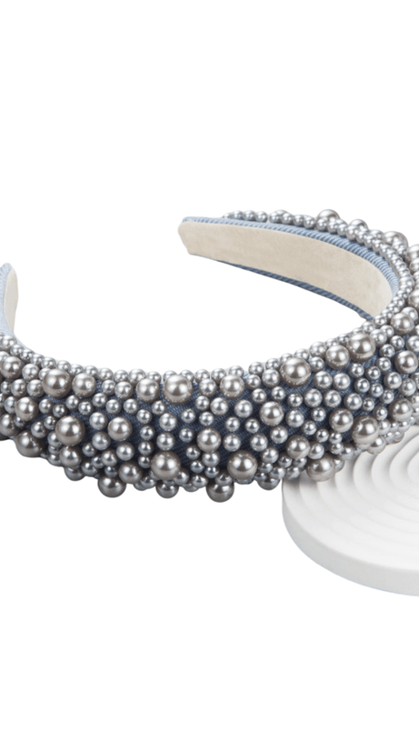 Ober – Mit Perlen verziertes Haarband