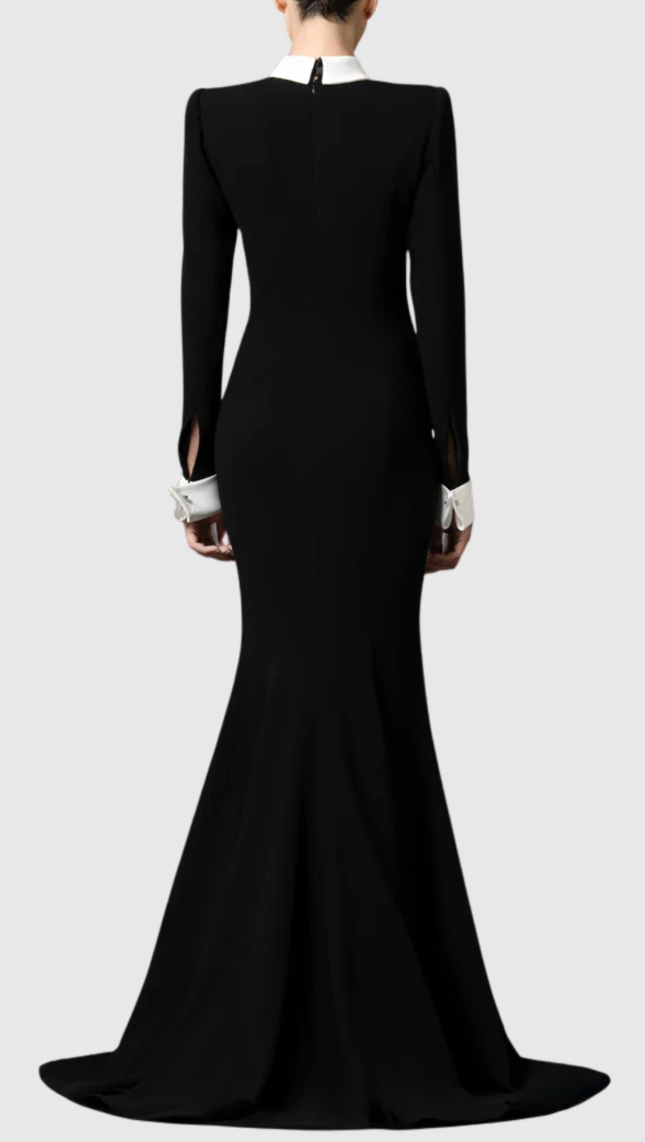 lorraine Tie Crystal Embellished Maxi Dress - black
