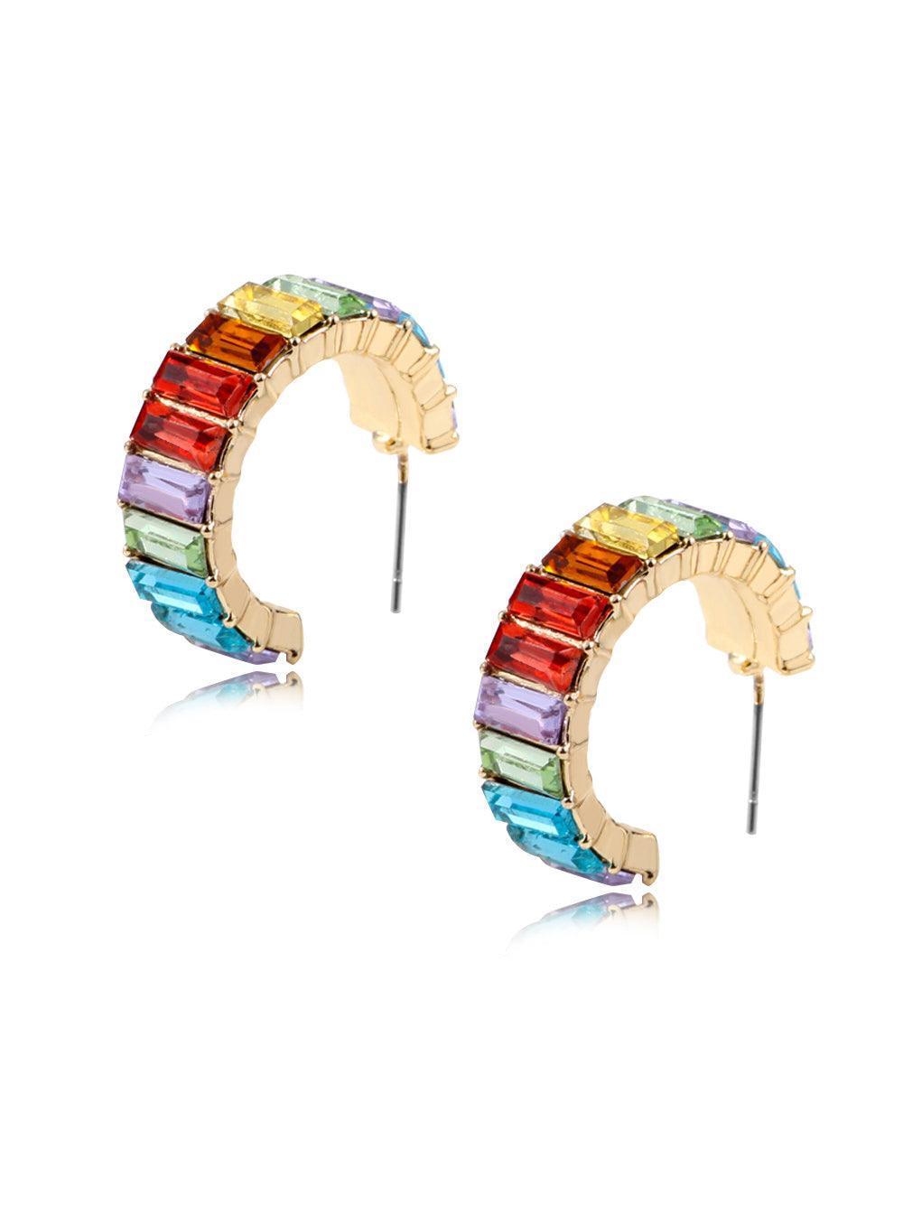 OTTILIE RING CRYSTAL EARRINGS