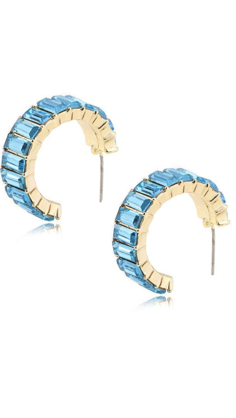 OTTILIE RING CRYSTAL EARRINGS