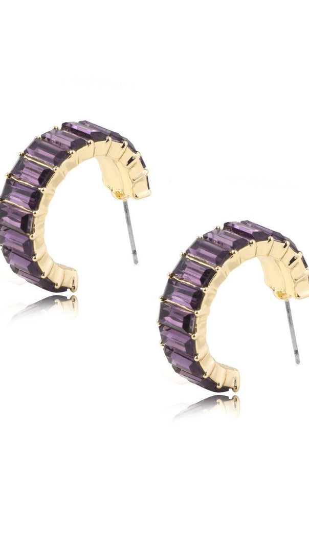 Ottilie Ring Kristall Ohrringe