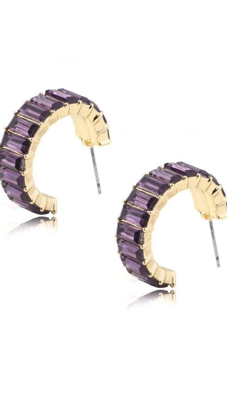 OTTILIE RING CRYSTAL EARRINGS