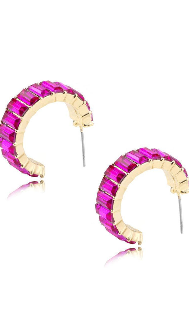 Ottilie Ring Kristall Ohrringe