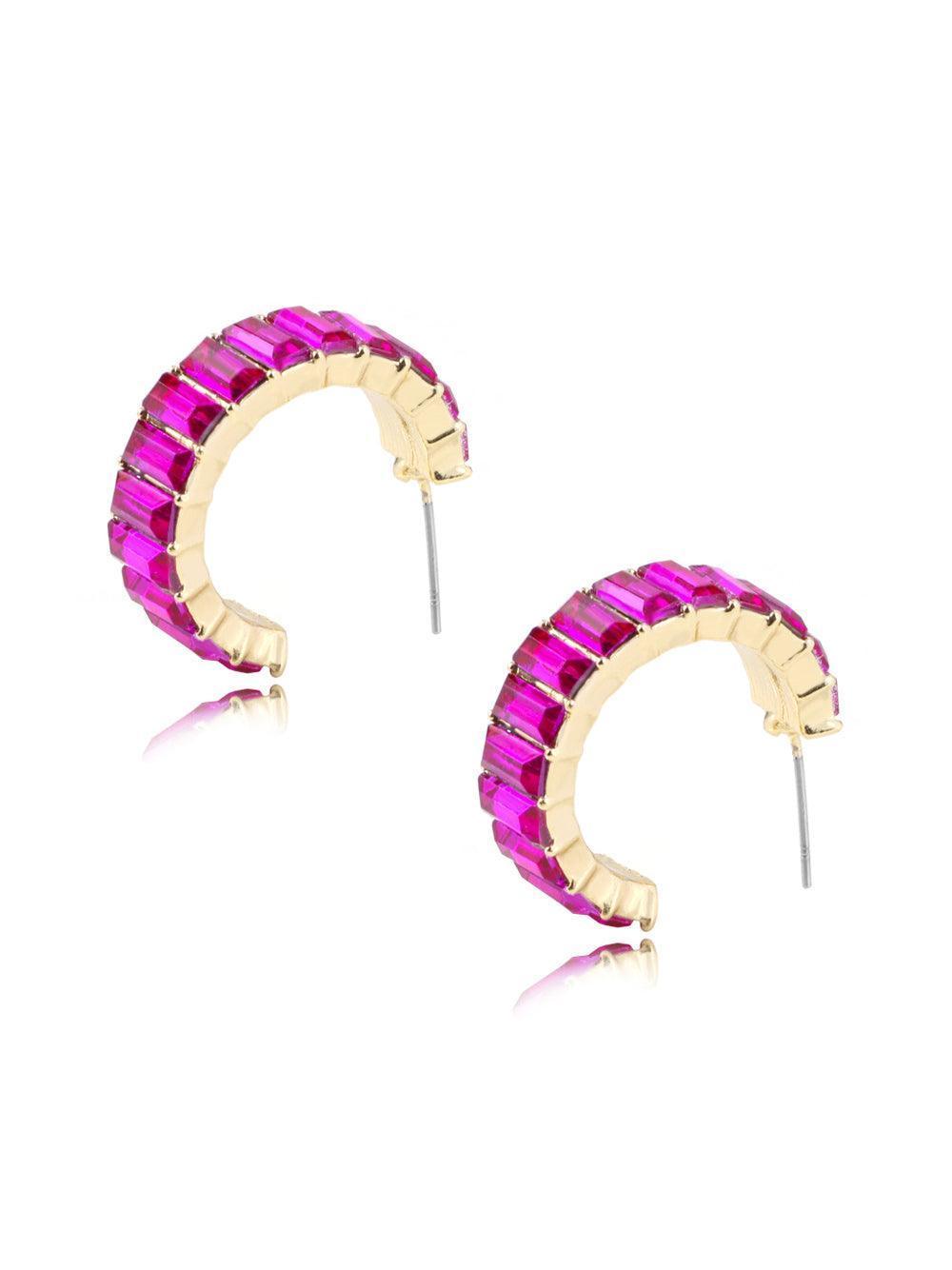 OTTILIE RING CRYSTAL EARRINGS