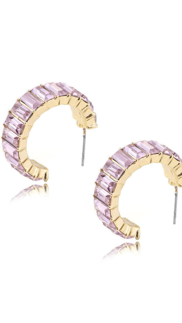 Ottilie Ring Kristall Ohrringe
