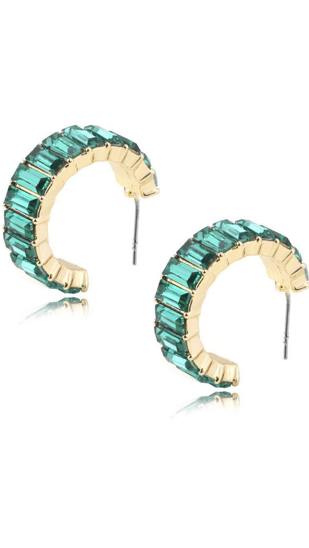 Ottilie Ring Kristall Ohrringe