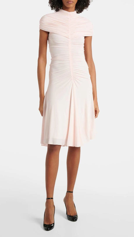 HIRAKU RUCHED MIDI DRESS