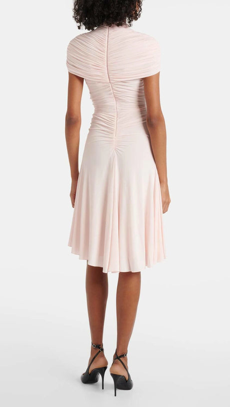 HIRAKU RUCHED MIDI DRESS