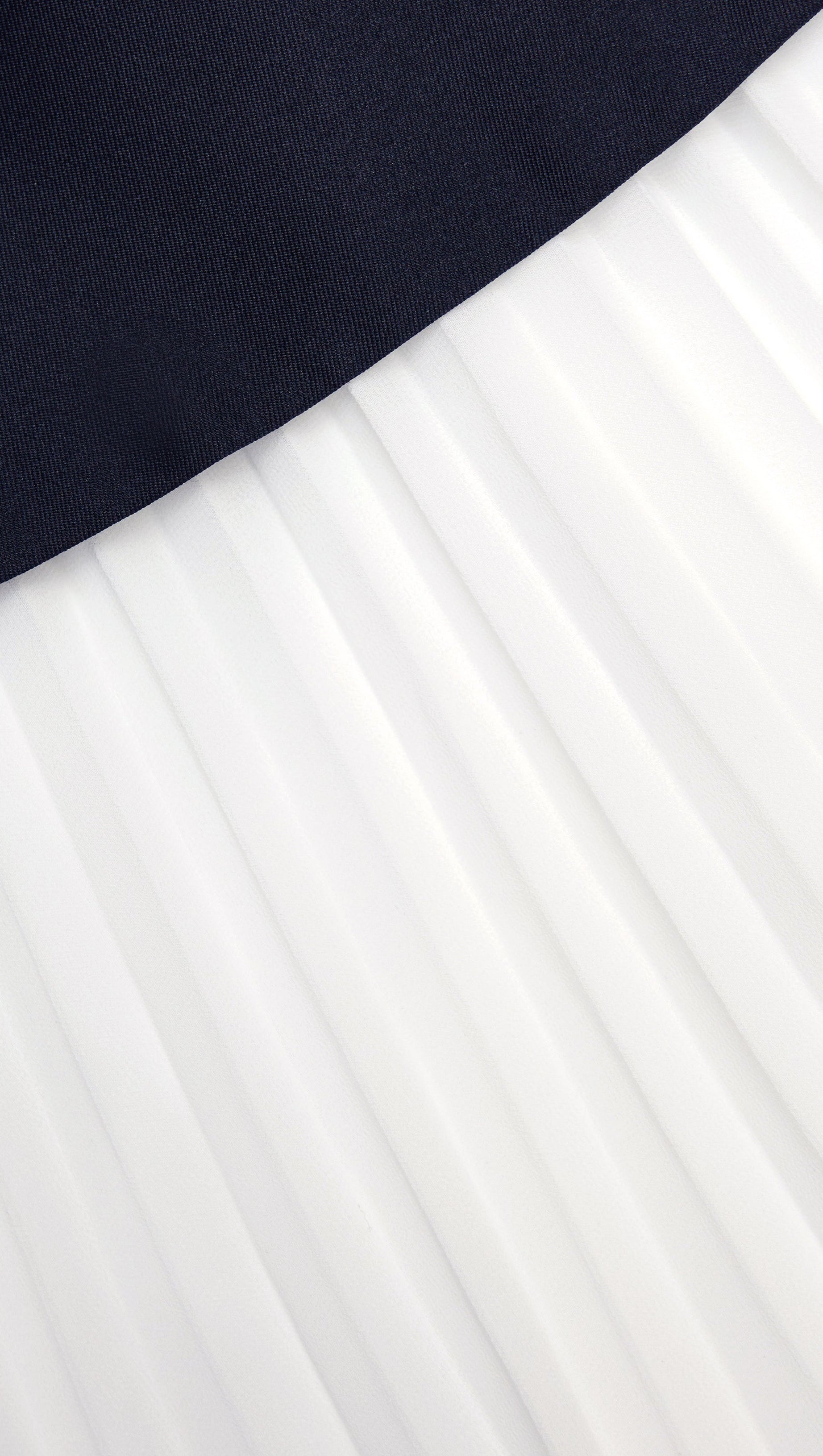 PENNY NAVY TAFFETA MIDI DRESS