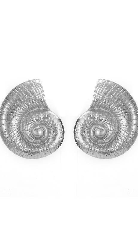 PAMELA METALLIC CONCH EARRINGS