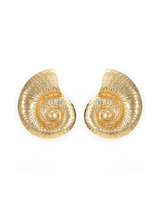 Pamela Metallic Conch Earrings