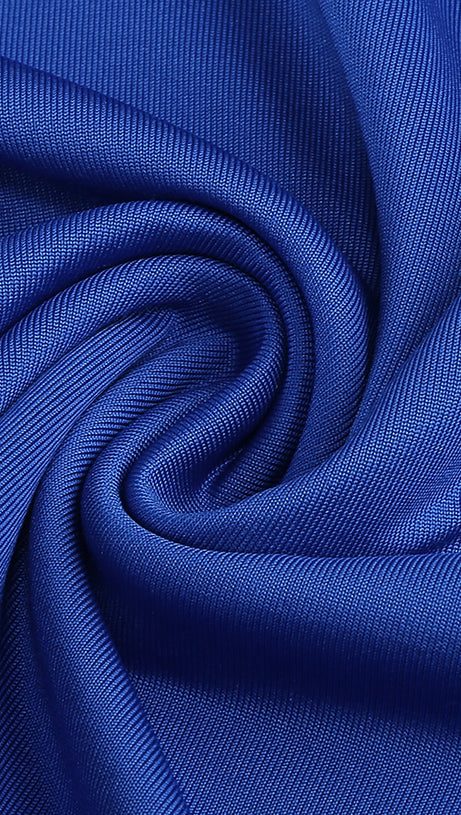 PEARL CUT OUT LONG SLEEVE MINI DRESS