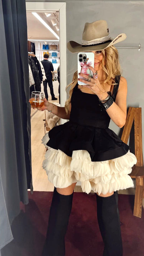 FLAVIO LAYER MINI DRESS