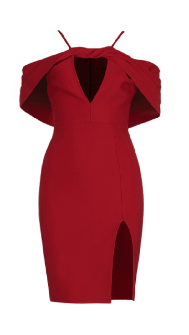 AIIZIE PLEATED BANDAGE DRESS - product image