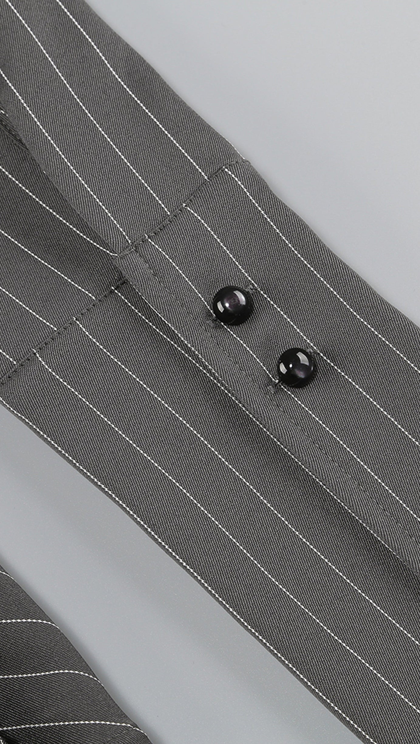 PUFF LANGARM KRISTALLKORSETT A-LINIENKLEID IN SCHWARZ