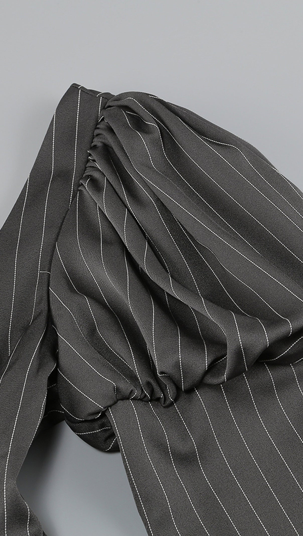 PUFF LANGARM KRISTALLKORSETT A-LINIENKLEID IN SCHWARZ