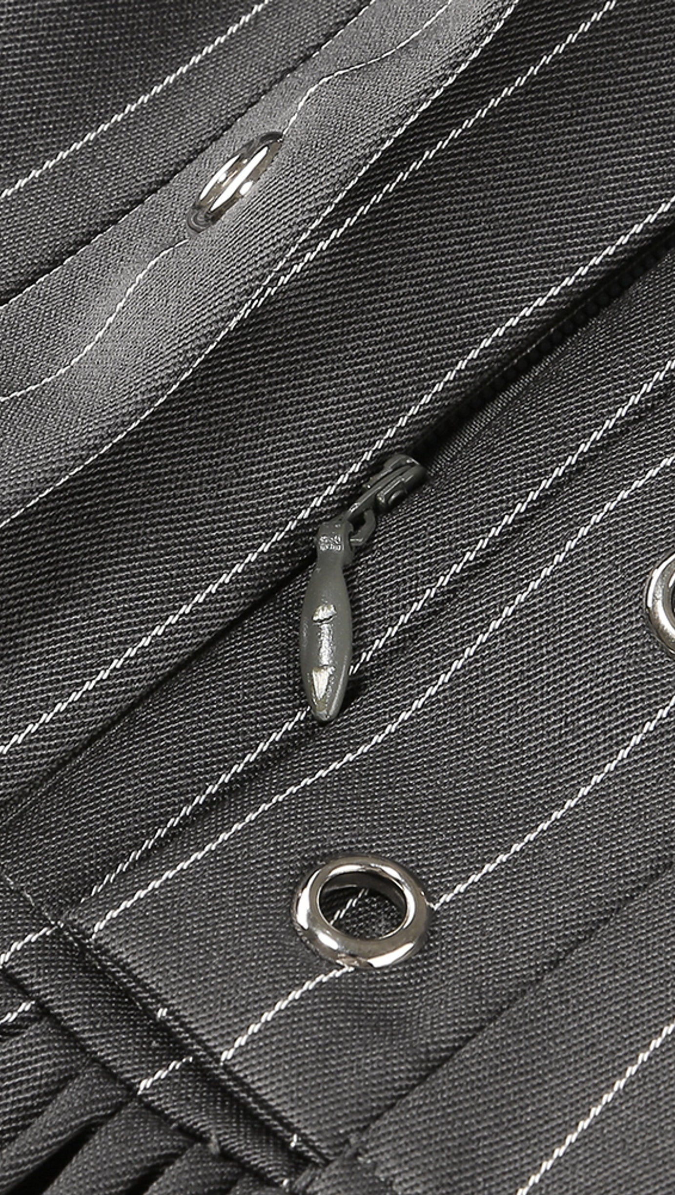 PUFF LANGARM KRISTALLKORSETT A-LINIENKLEID IN SCHWARZ