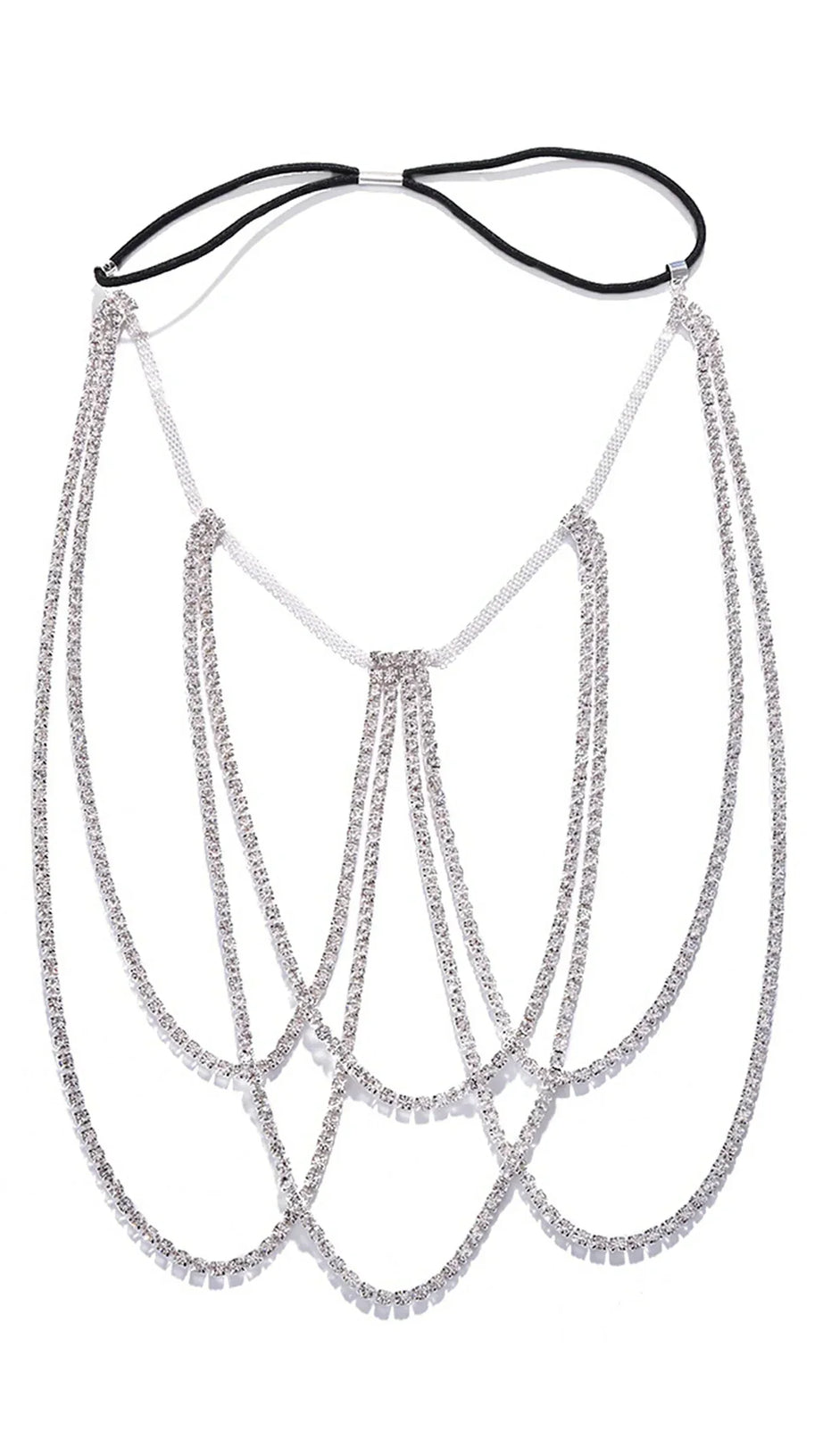 Catena per il corpo con strass Blair