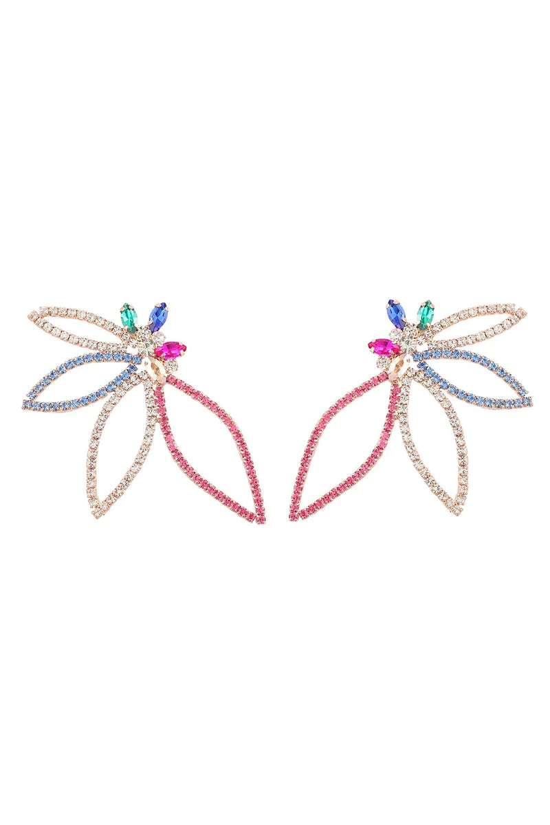 Cala Floral Diamond Earrings