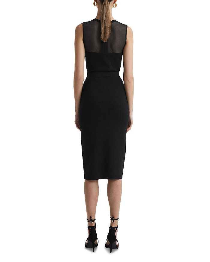 AIIZIE LUCIA ILLUSION MESH SHEATH DRESS - product image